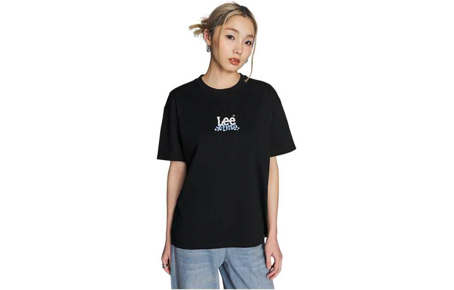 Lee T Shirts Women's Crew Neck Moderate Straight Fit