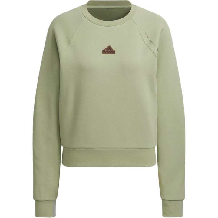 Adidas Adidas TECH CREWNECK SWEATSHIRT Women's Tent Green