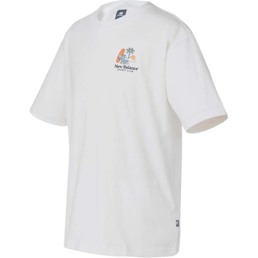 New Balance New Balance Surfer Couple Regular T Shirt Women's White