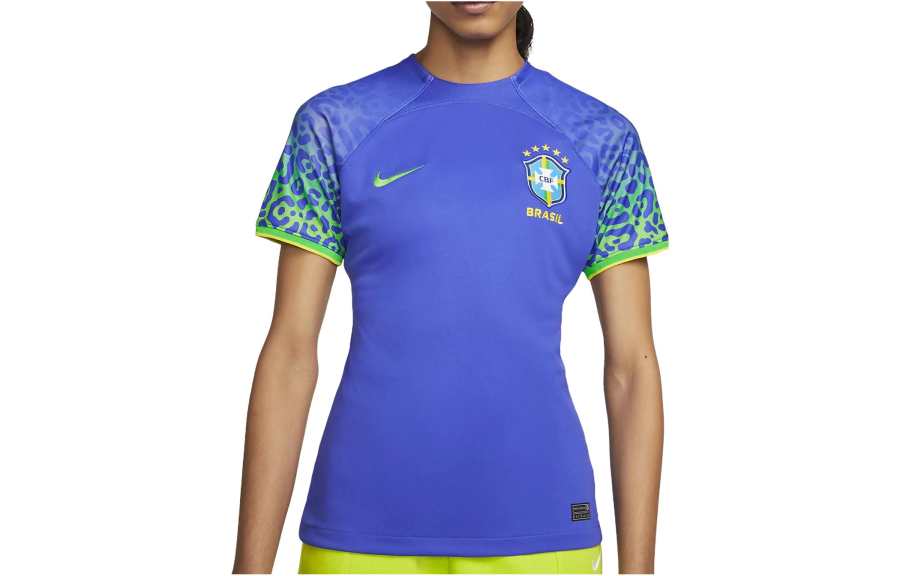 Nike Nike T Shirts Women's Blue Crew Neck Moderate Straight Fit