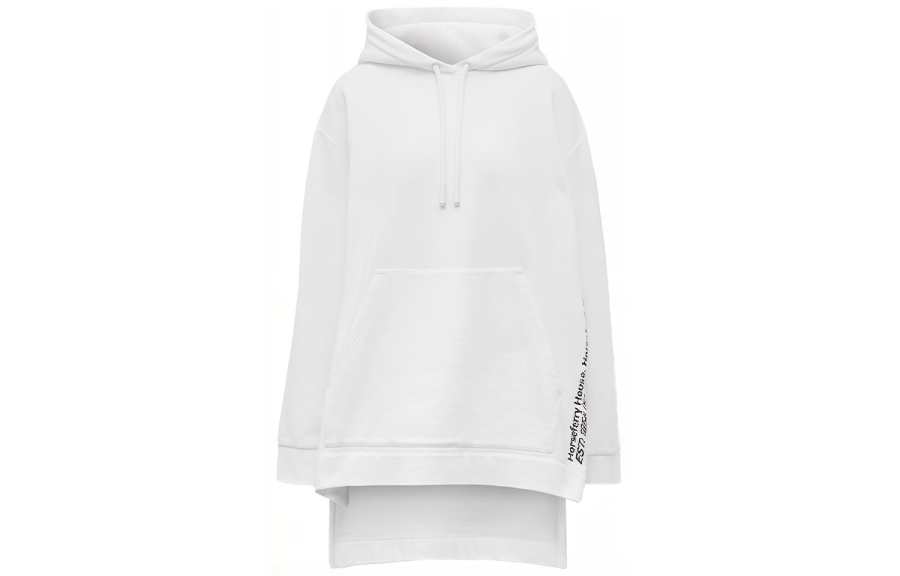 Burberry Burberry Coordinates Print Oversized Hoodie 'White'