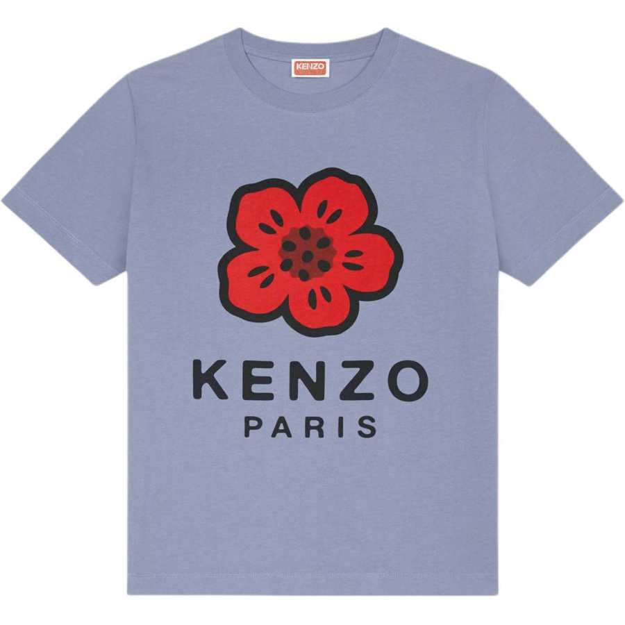 KENZO Floral Logo Printed Crewneck T-Shirt