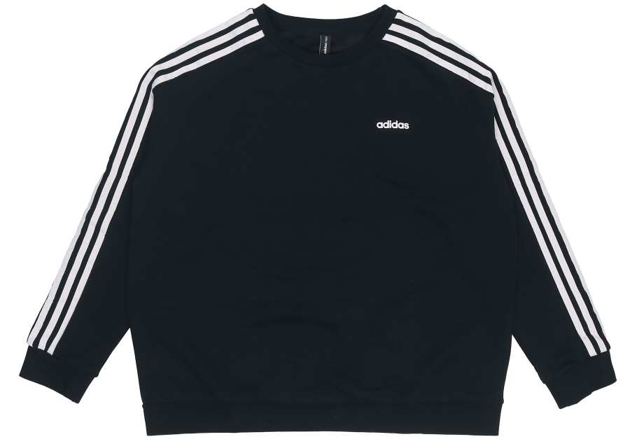 Adidas Neo Sweatshirts Women's Black Crew Neck Moderate Regular