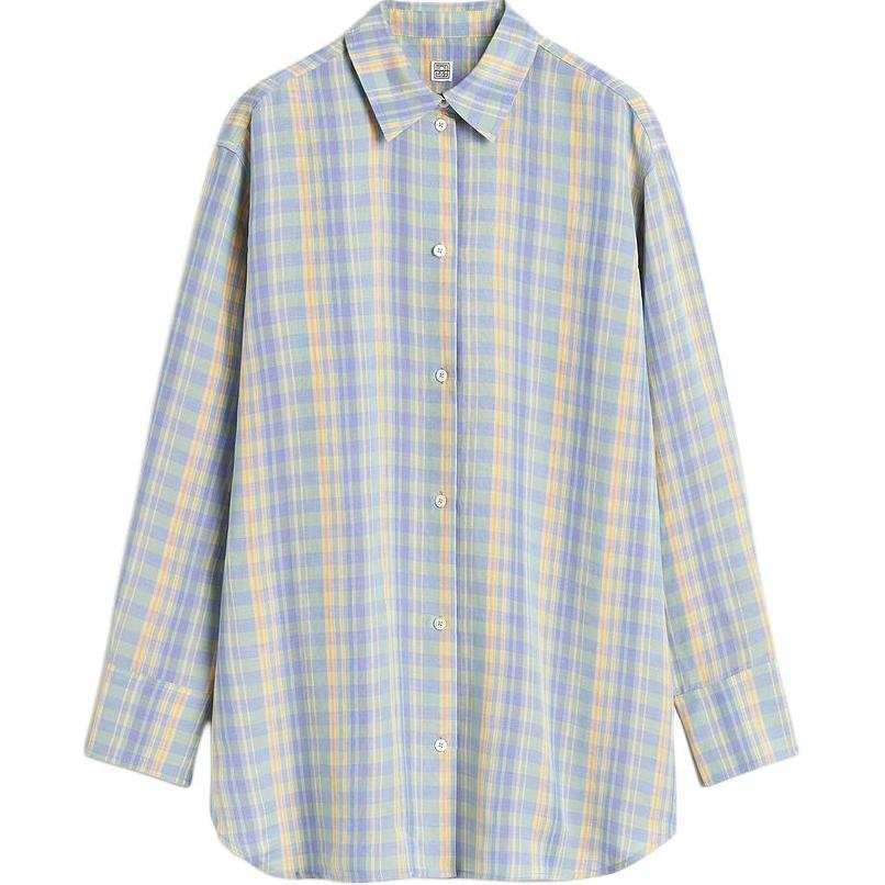 TOTEME Plaid check Linen Shirt