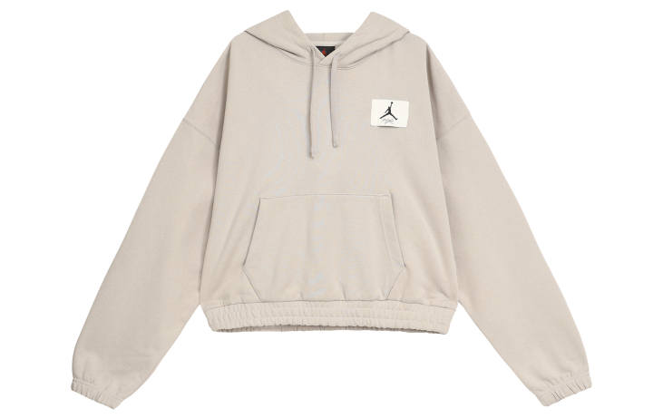 Jordan Jordan ESSENTIALS Sweatshirts Women's Light Iron Ore Gray Hooded Moderate Other