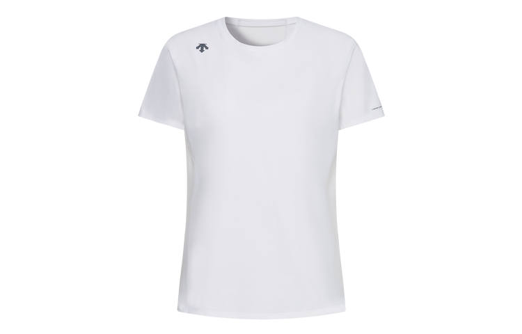 DESCENTE WOMENS RUNNING T Shirt Women's White