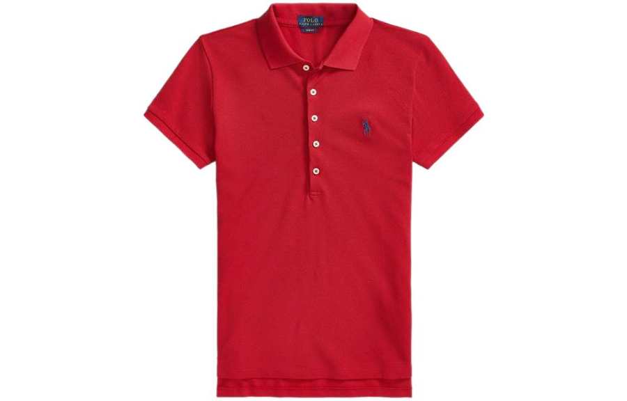 Polo Ralph Lauren SS22 Polo Shirt Slim Fit Women's Red