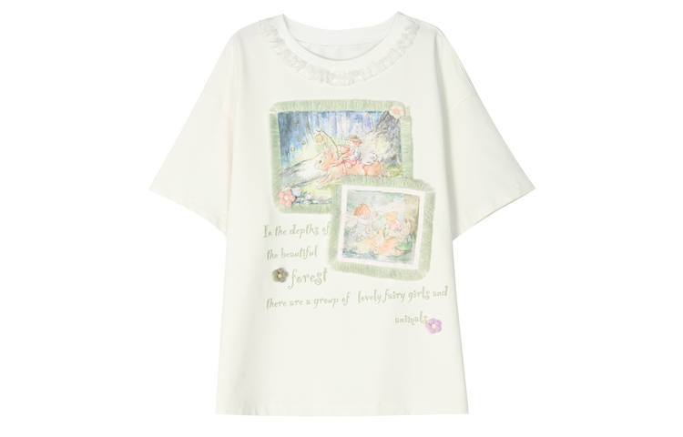 SNBL T Shirts Women's Crew Neck Moderate Straight Fit