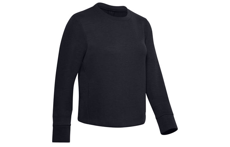 Under Armour Unstoppable Sweatshirts Women's Black Crew Neck Moderate Regular