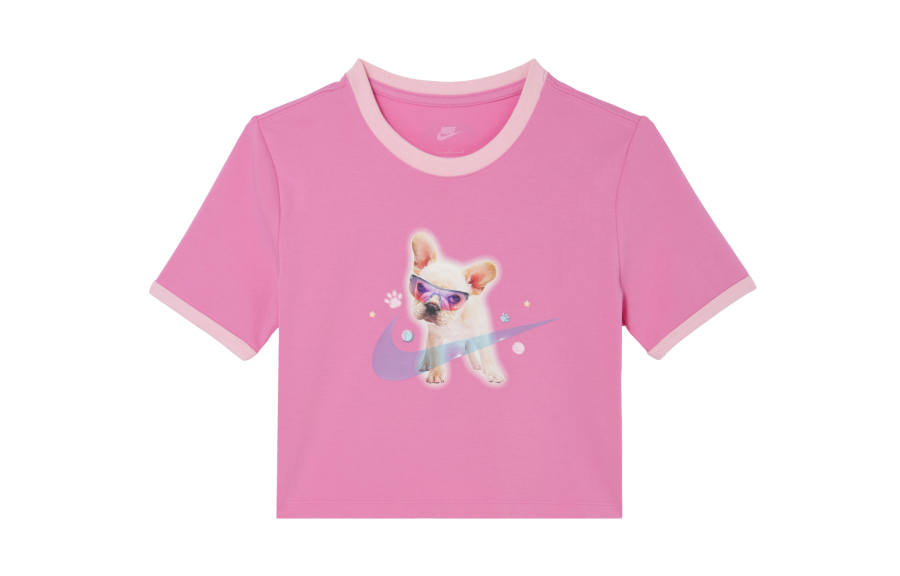 Nike Nike Sportswear Women's Graphic Slim Crop T-shirt Pink