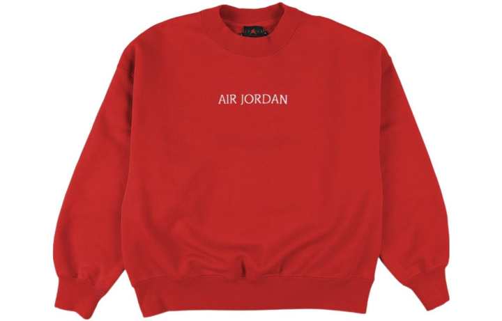 Jordan Jordan Sweatshirts Women's Fire Red Crew Neck Moderate Other