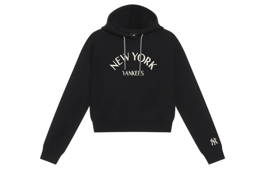 MLB Preppy Style Collection New York Yankees 24FW Knitwear Women's Black