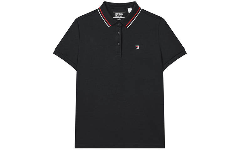 FILA Polo Shirts Women's Legend Blue Polo Collar Moderate Straight Fit