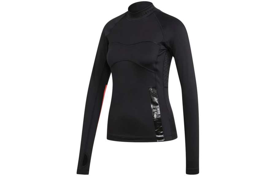 Adidas Adidas T Shirts Women's Black Crew Neck Moderate Straight Fit