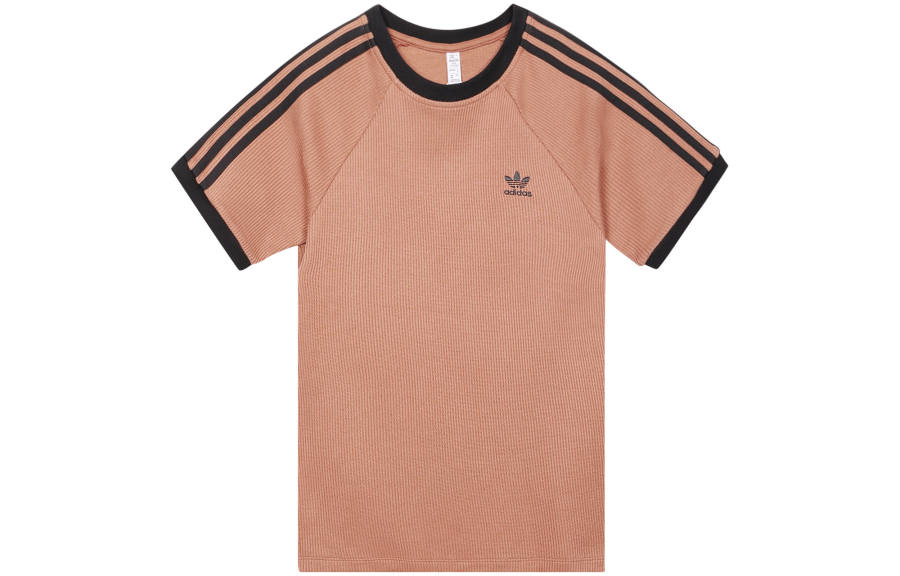 Adidas Originals Raglan Sleeve T Shirt Women's Clay Strata
