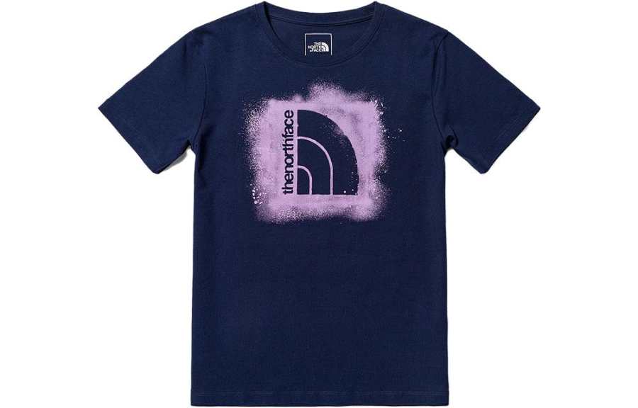 THE NORTH FACE Set in Sleeve T Shirt Women's Navy Blue