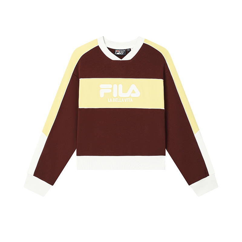FILA Sweatshirt Women's Craft Burgundy