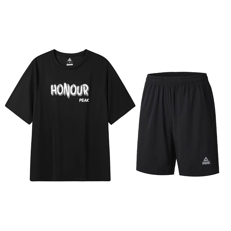 PEAK PEAK Running Clothing Sets Unisex Black