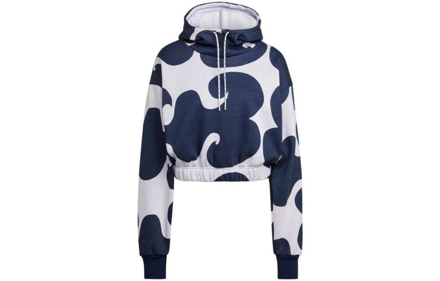 Adidas Adidas X Marimekko Sweatshirts Women's Purple Hooded Moderate Other