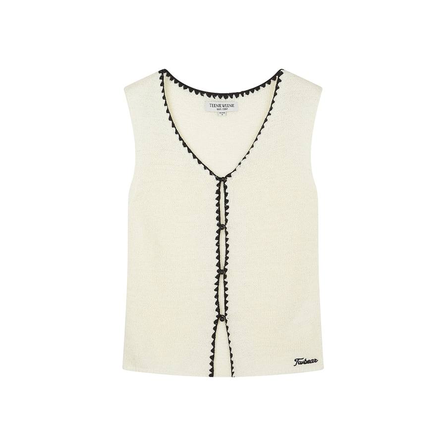 Teenie Weenie Sweaters Women's V Neck Moderate Cardigan