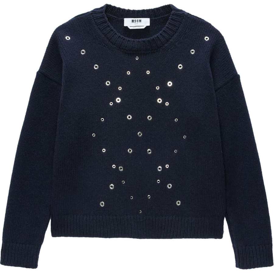 MSGM MSGM Eyelet embelishmet Jumper
