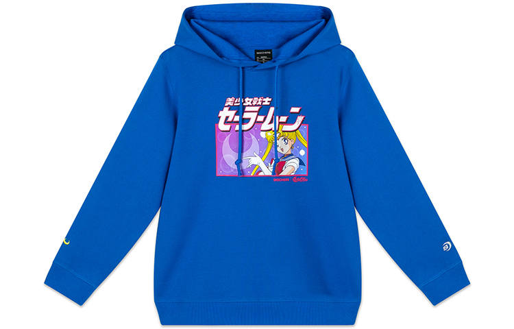 Skechers X Sweatshirts Women's Celestial Blue Hooded Moderate Regular