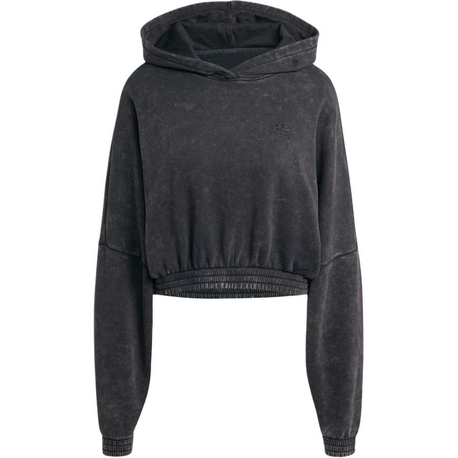 Adidas Originals CROP HOODIE Sweatshirt Women's Black