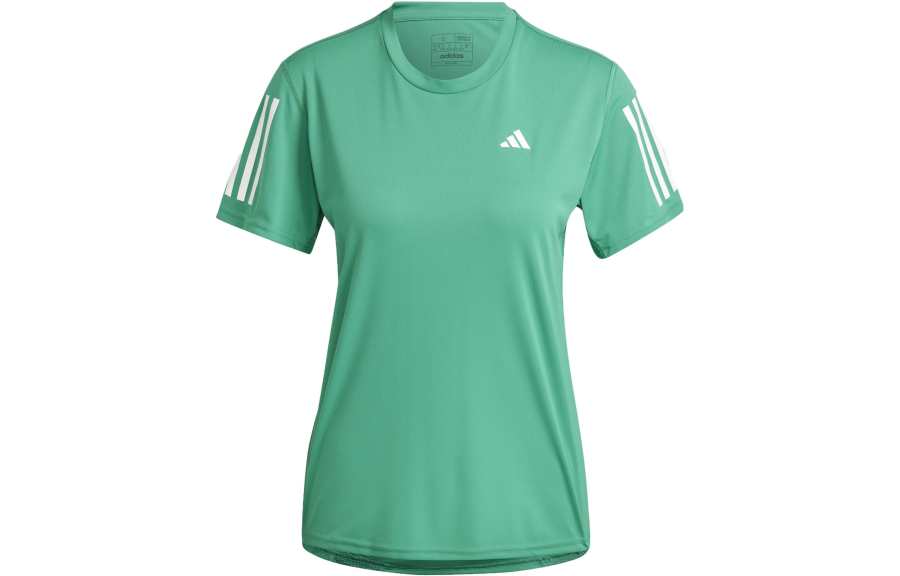 Adidas Adidas T Shirts Women's Green Crew Neck Moderate Straight Fit