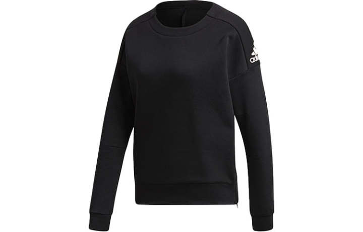 Adidas Adidas Sweatshirts Women's Black Crew Neck Moderate