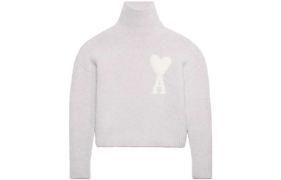 AMIPARIS Ami High Collar Sweater 'Grey'