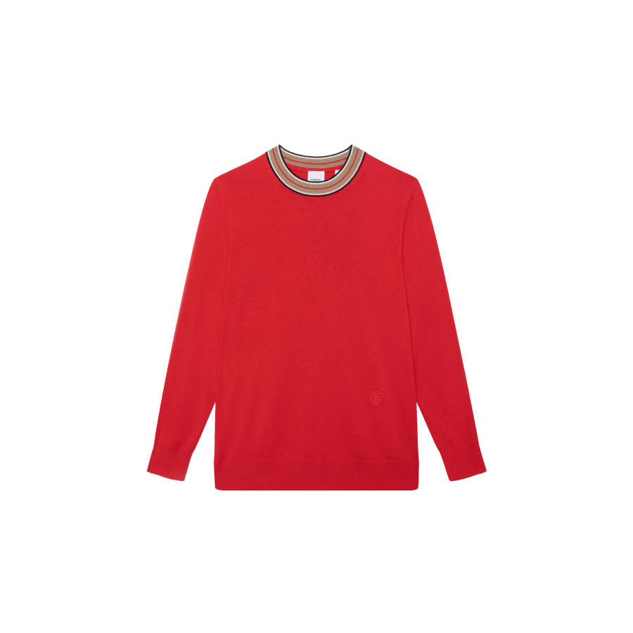 Burberry Cashmere Sweater Women's Bright Red