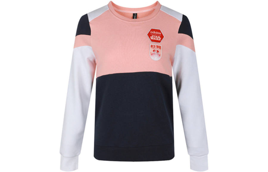 Adidas Neo Sweatshirts Women's Glossy Powder Crew Neck Moderate Regular