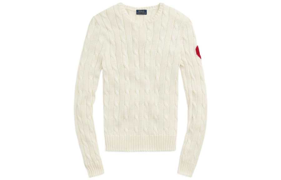 Polo Ralph Lauren SS22 Knitwear Slim Fit Women's Natural