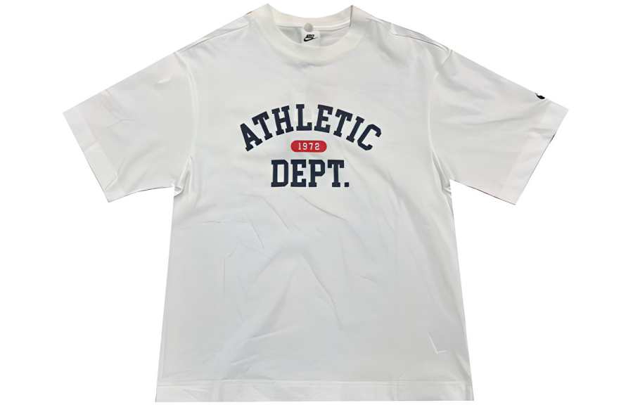 Nike Nike T Shirts Women's White Crew Neck Moderate Straight Fit