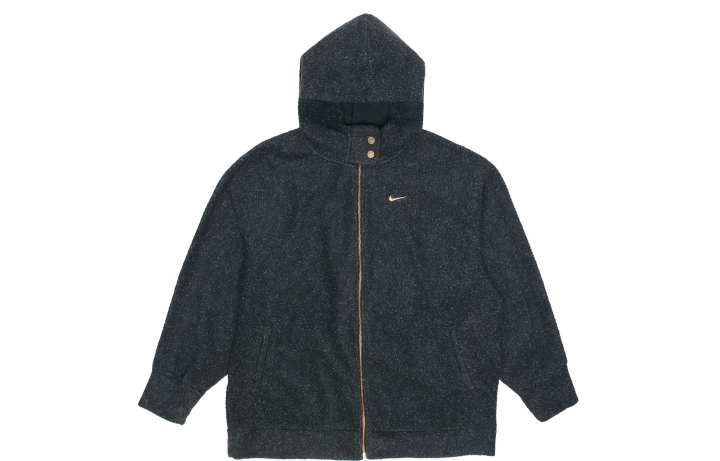 Nike Nike Sweatshirts Women's Black Hooded Moderate Cardigan
