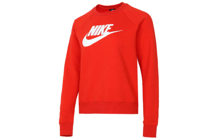 Nike Nike Sweatshirts Women's Red Crew Neck Moderate Regular