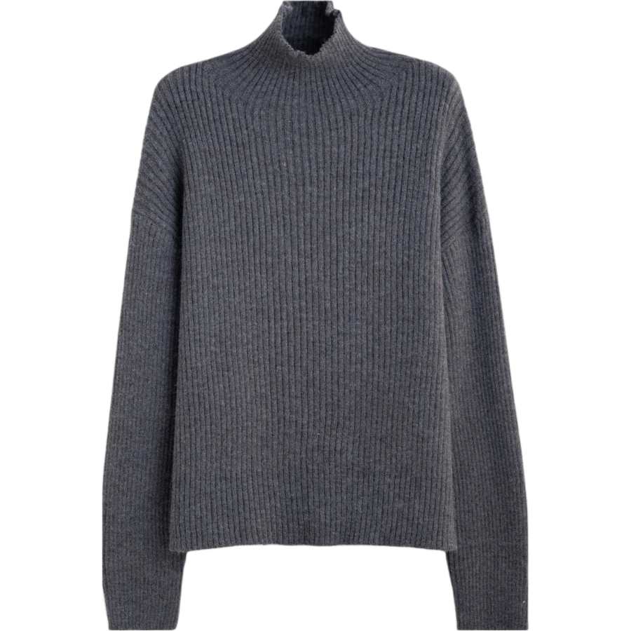 Tonlion Sweater Women's Medium Heather Gray
