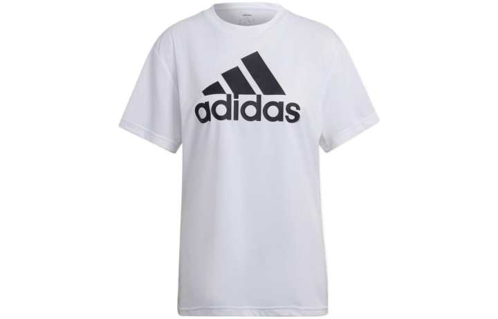 Adidas Adidas Drop Shoulder Sleeve T Shirt Women's White