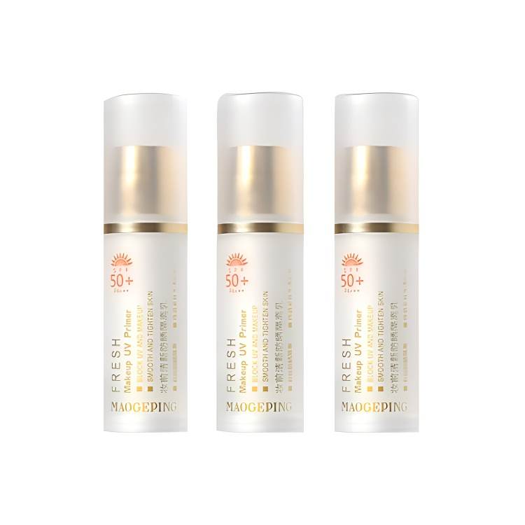 MAOGEPING Fresh Sun Protection Primer Cream Natural Cosmetics Birthday Gift