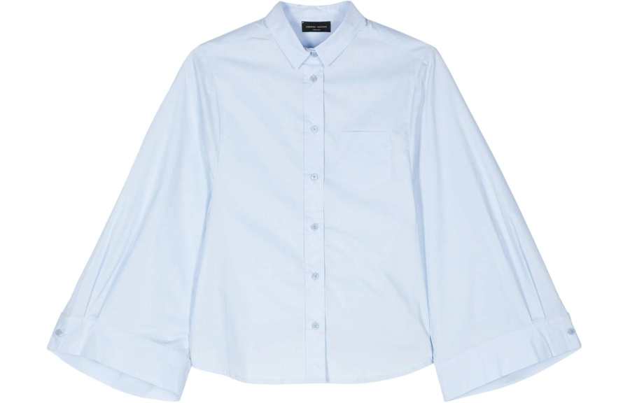 ROBERTO COLLINA SS24 Shirt Women's Light Blue