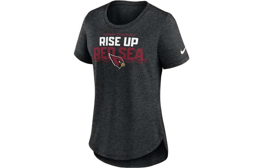 Nike Nike T Shirts Women's Black Crew Neck Moderate Straight Fit
