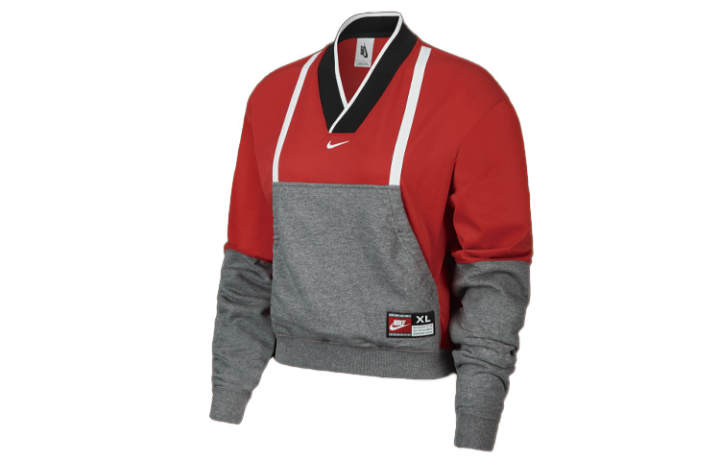 Nike Nike ISPA Sweatshirts Women's Red V Neck Moderate Regular