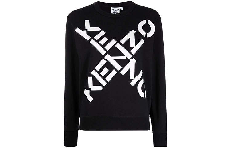 KENZO Sweatshirts Women's Black Crew Neck Moderate Other