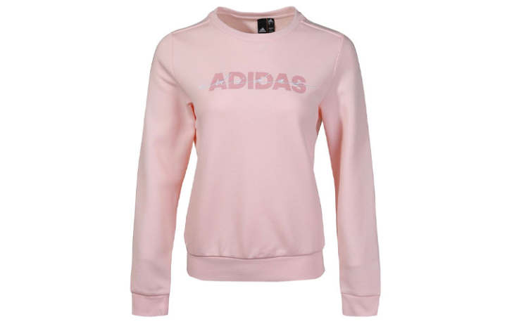 Adidas Adidas Sweatshirts Women's Pink Crew Neck Moderate Regular