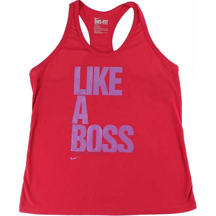 Nike Nike T Shirts Women's Red Crew Neck