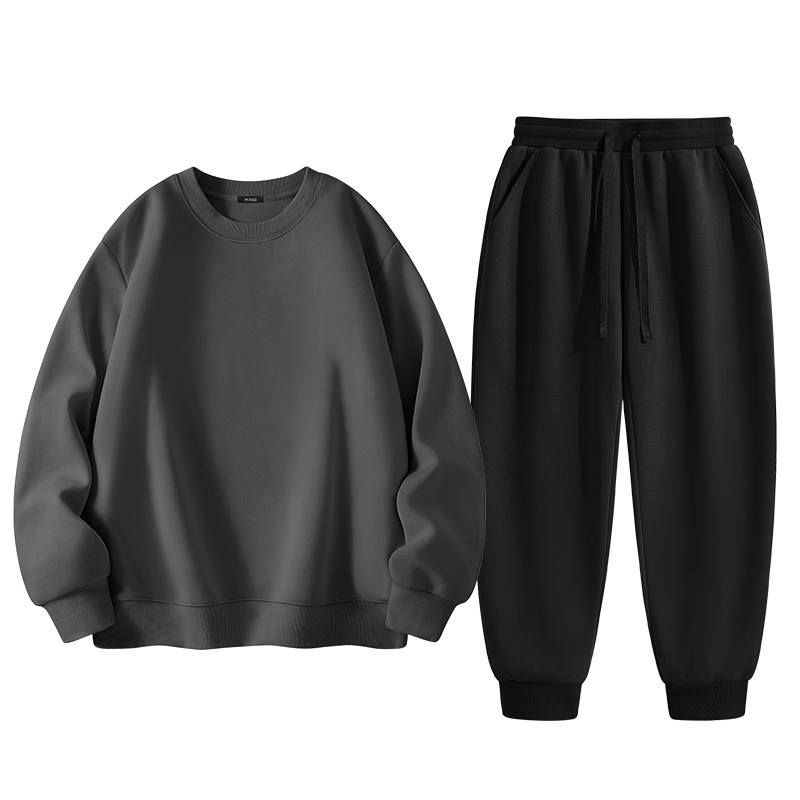 MINISO MINISO Sweatshirt Sets Unisex Crew Neck Moderate