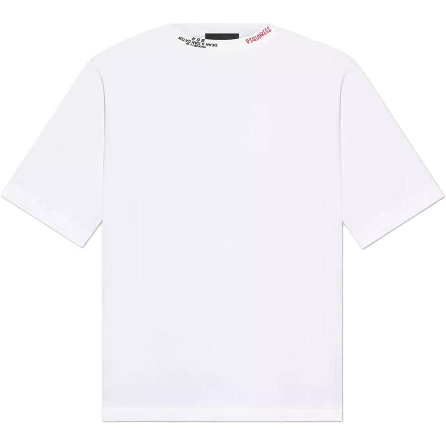 DSQUARED 2 Dsquared2 Logo Embroidered Crewneck T Shirt