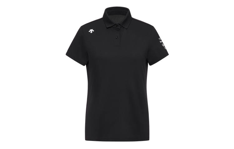 DESCENTE Training T Shirts Women's Polo Collar Moderate Other