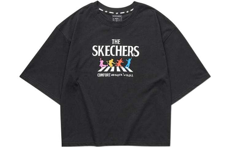 Skechers Laughing Monster T Shirts Women's Crew Neck Moderate Other