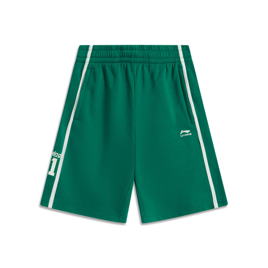 Li-Ning Li Ning Sports Life Collection Casual Shorts Men's Stone Green